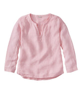 Women's Premium Washable Linen Shirt, Splitneck | L.L.Bean