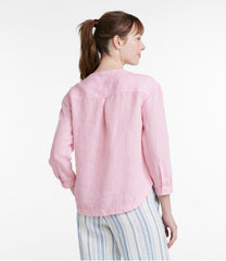 Women's Premium Washable Linen Shirt, Splitneck | L.L.Bean
