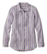 Women's Premium Washable Linen Shirt, Tunic Stripe | L.L.Bean