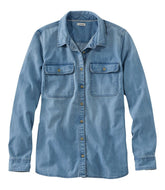 Women's L.L. Bean Heritage Washed Denim Shirt, Long-Sleeve | L.L.Bean
