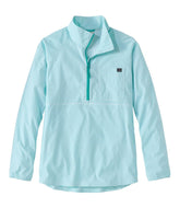 Women's Everyday SunSmart® Woven Shirt, Quarter-Zip Pullover Colorblock | L.L.Bean