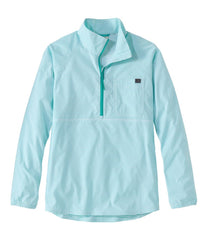 Women's Everyday SunSmart® Woven Shirt, Quarter-Zip Pullover Colorblock | L.L.Bean