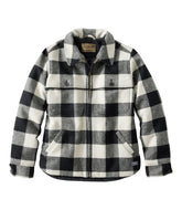 Women's Maine Guide Zip Front Jac-Shirt with Primaloft, Plaid | L.L.Bean