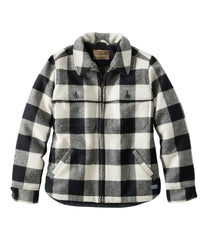 Women's Maine Guide Zip Front Jac-Shirt with Primaloft, Plaid | L.L.Bean