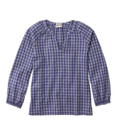 Women's Bean's Seacoast Seersucker Splitneck Shirt | L.L.Bean