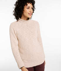 Women's Cotton Ragg Sweater, Funnelneck Pullover | L.L.Bean