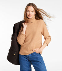Women's SuperSoft Waffle Sweater, Turtleneck | L.L.Bean