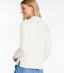 Women's Mariner Shaker Sweater, V-Neck Cardigan | L.L.Bean
