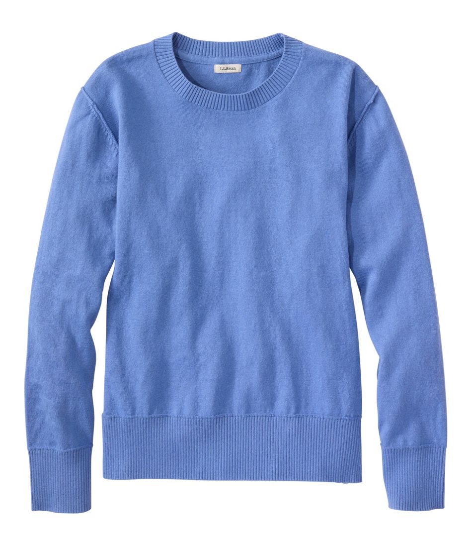 Women's Cotton/Cashmere Sweater, Crewneck | L.L.Bean