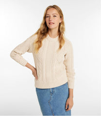 Women's Signature Cotton Fisherman Sweater, Crewneck | L.L.Bean