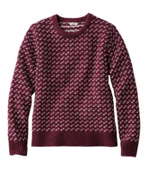 Women's Bean's Classic Ragg Wool Sweater, Crewneck Bird's-Eye | L.L.Bean