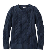 Women's Double L® Cable Sweater, Crewneck | L.L.Bean