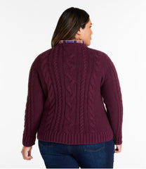 Women's Double L® Cable Sweater, Crewneck | L.L.Bean