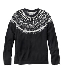 Women's Classic Cashmere Sweater, Crewneck Fair Isle | L.L.Bean