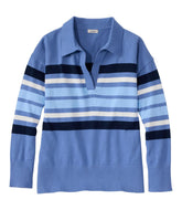 Women's Cotton/Cashmere Sweater, Polo Stripe | L.L.Bean