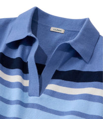 Women's Cotton/Cashmere Sweater, Polo Stripe | L.L.Bean