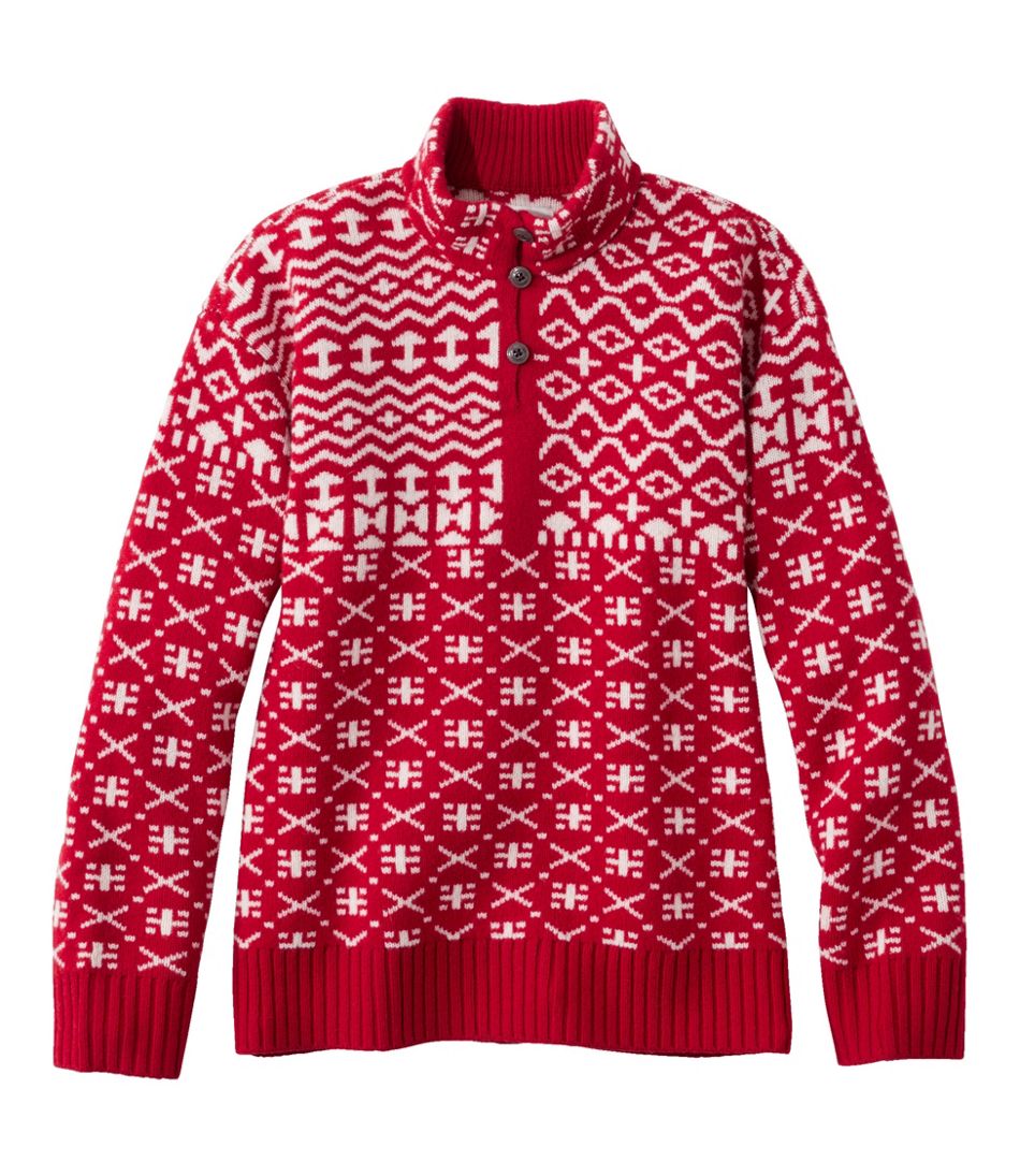 Women's Signature Kingfield Merino Wool Sweater, Fair Isle | L.L.Bean