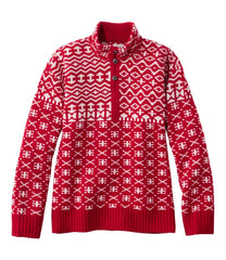 Women's Signature Kingfield Merino Wool Sweater, Fair Isle | L.L.Bean