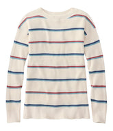 Women's Sunwashed Waffle Sweater, Pullover Stripe | L.L.Bean