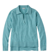 Women's Classic Cashmere Sweater, Relaxed Polo | L.L.Bean