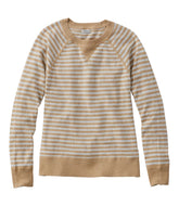 Women's Organic Cotton Slub Sweater, Crewneck Stripe | L.L.Bean