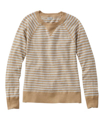 Women's Organic Cotton Slub Sweater, Crewneck Stripe | L.L.Bean
