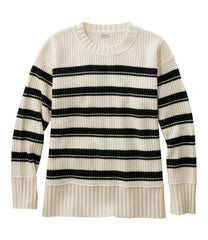 Women's Heritage Heirloom Wool/Cashmere Sweater, Crewneck Stripe | L.L.Bean