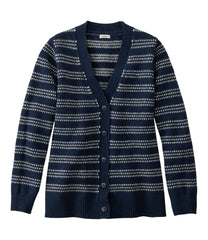 Women's Bean's Classic Ragg Wool Sweater, Button-Front Cardigan Novelty | L.L.Bean