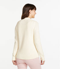 Women's Basketweave Sweater, Button-Front Cardigan | L.L.Bean