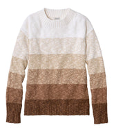 Women's Cotton Ragg Sweater, Crewneck Stripe | L.L.Bean