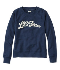 Women's Peaks Island Crewneck, Logo | L.L.Bean