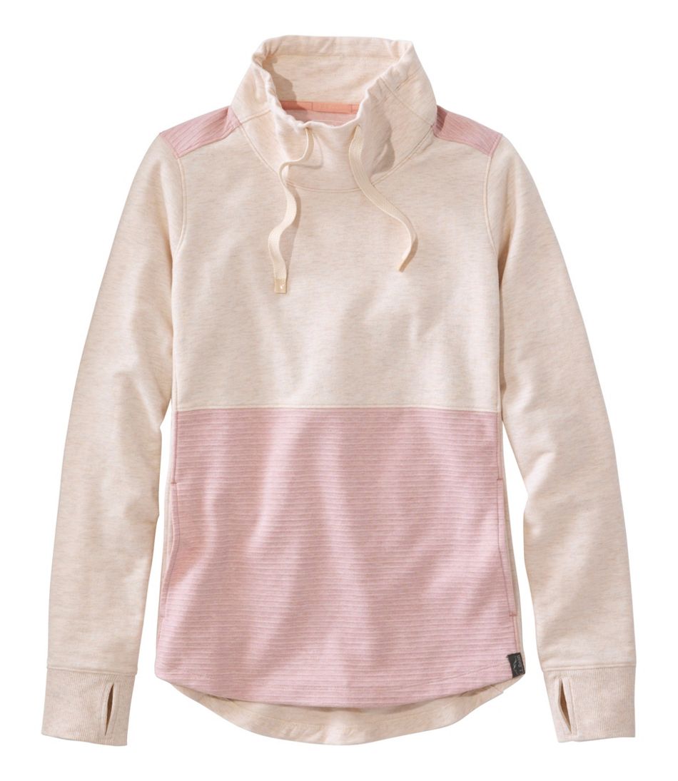 Women's Bean's Cozy Mixed Knits Pullover, Colorblock | L.L.Bean