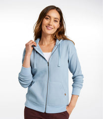 Women's Birchwood Brushed Waffle Full-Zip Hoodie | L.L.Bean