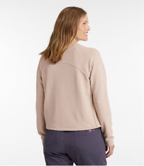 Women's VentureStretch Ottoman-Rib Pullover, Cropped | L.L.Bean