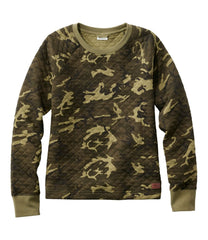 Women's Quilted Sweatshirt, Crewneck Pullover Print | L.L.Bean