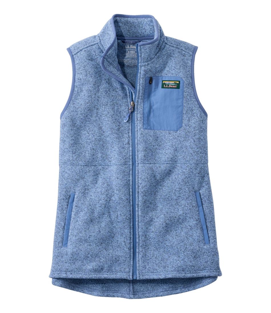 Women's Sweater Fleece Long Vest | L.L.Bean
