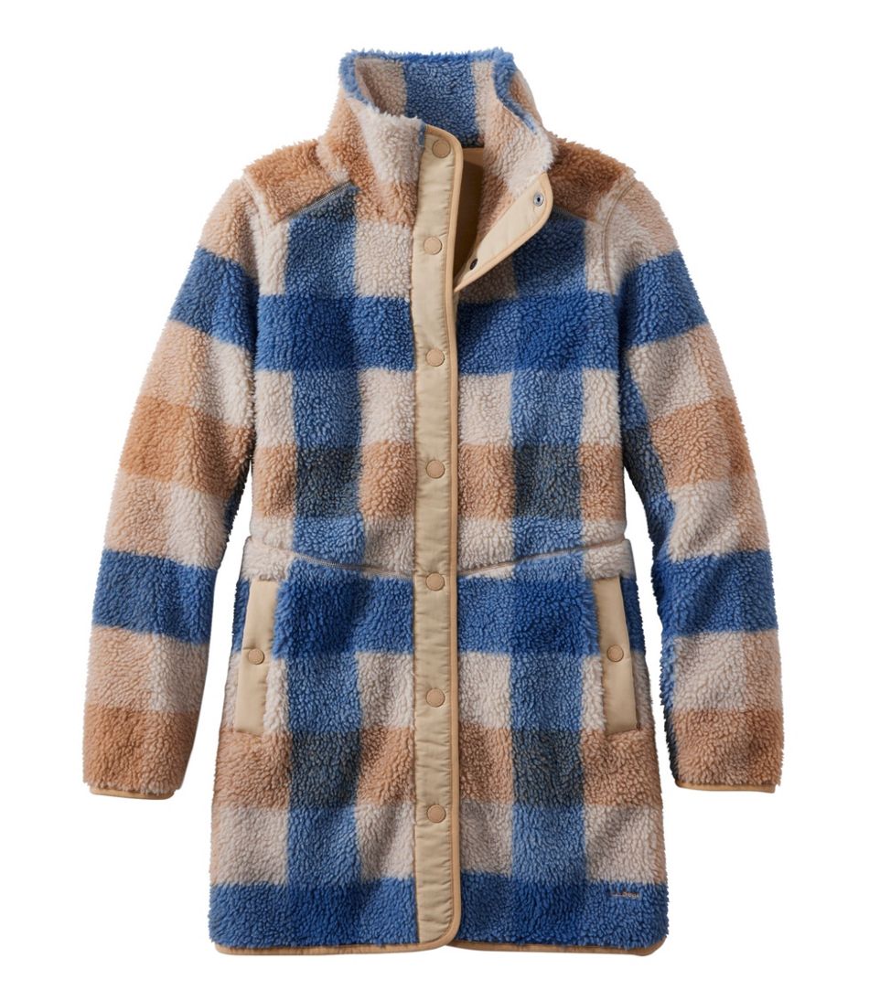 Women's Bean's Sherpa Fleece Coat, Print | L.L.Bean