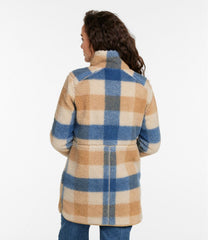Women's Bean's Sherpa Fleece Coat, Print | L.L.Bean