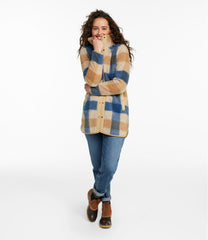 Women's Bean's Sherpa Fleece Coat, Print | L.L.Bean
