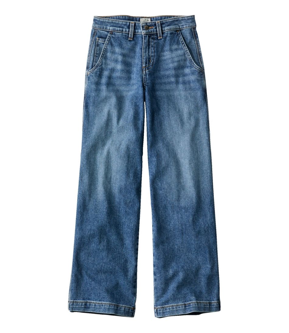 Women's 207 Vintage Jeans, High-Rise Wide-Leg | L.L.Bean