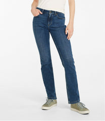 Women's BeanFlex® Jeans, Mid-Rise Straight-Leg | L.L.Bean