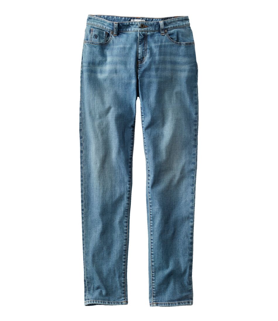 Women's Signature Organic Denim Boyfriend Jeans, Low-Rise Straight-Leg | L.L.Bean