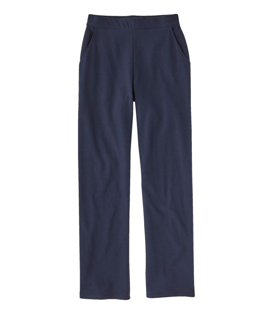 Women's Perfect Fit Pants, Fleece-Backed Straight-Leg | L.L.Bean