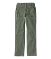 Women's 207 Vintage Cotton Canvas Pants, Mid-Rise Straight-Leg Cargo | L.L.Bean