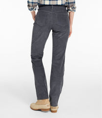 Women's BeanFlex Five-Pocket Corduroy Pants, Mid-Rise Straight-Leg | L.L.Bean