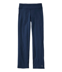 Women's PrimaLoft ThermaStretch Fleece Pants, Mid-Rise Straight-Leg | L.L.Bean