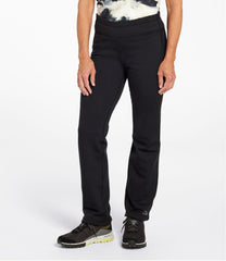 Women's PrimaLoft ThermaStretch Fleece Pants, Mid-Rise Straight-Leg | L.L.Bean