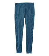 Women's PrimaLoft ThermaStretch Fleece Pocket Tights, Mid-Rise | L.L.Bean