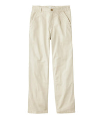 Women's Signature Easy-Cotton Pleated Chinos, Ankle | L.L.Bean