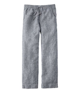Women's Premium Washable Linen Pull-On Pants, Stripe | L.L.Bean